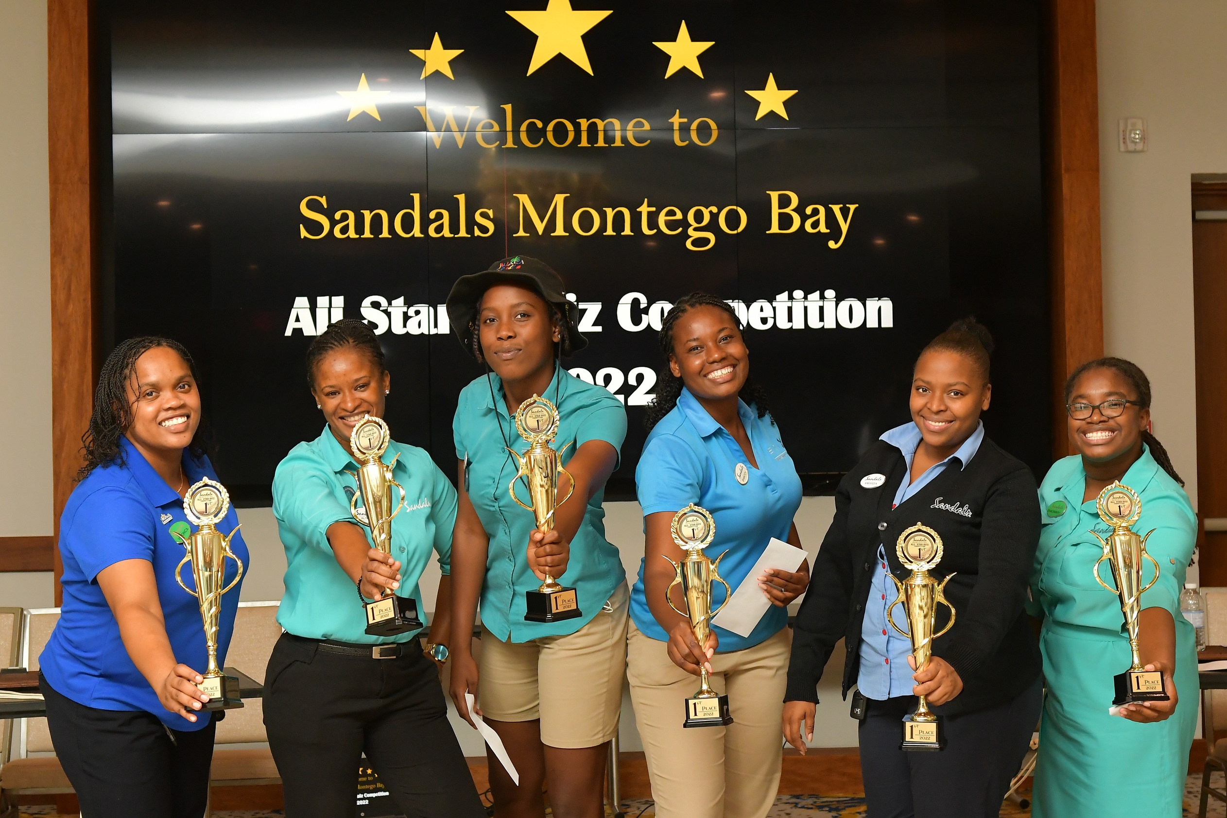 Sandals Mobay Quiz Competition building staff harmony | Live Well Ja