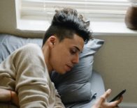 Addicted to social media. Checking social media the first before getting out of bed.