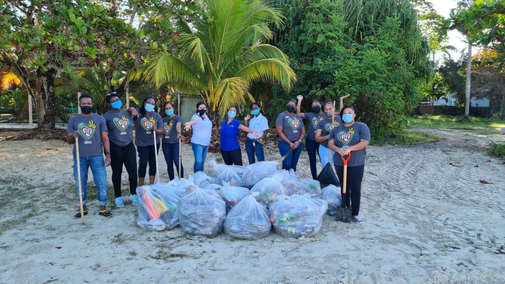 Present for the daybreak initiative were Sandals and Beaches Negril team members (from left) Abdy Frame, Devonae Manderson, Nicolette Manahan, Melissa Clarke, Sheida Housen, Derise Forbes, Malkia Weise, Crystal Tenannt, Ashley Crisp, Angelica Nunes and Tavia-Shae Bernard.