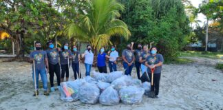 Present for the daybreak initiative were Sandals and Beaches Negril team members (from left) Abdy Frame, Devonae Manderson, Nicolette Manahan, Melissa Clarke, Sheida Housen, Derise Forbes, Malkia Weise, Crystal Tenannt, Ashley Crisp, Angelica Nunes and Tavia-Shae Bernard.