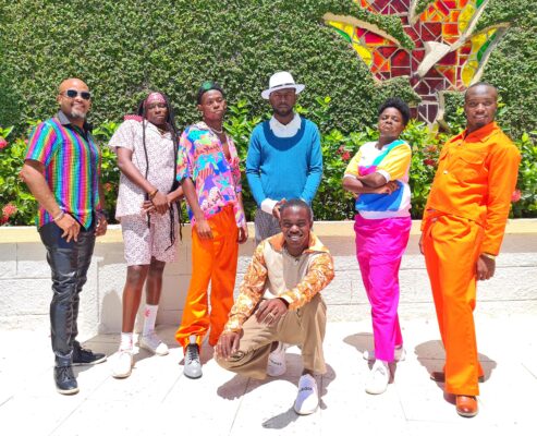 Vibrantly decked out in the colours, style and fabrics reflective of the 80s era were members of the management and entertainment teams at Sandals Negril. The crew was captured following their exciting fashion display during the resort’s Reunion Week celebrations.