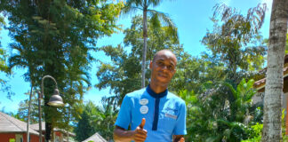 Beaches Negril Bellman Oran Green is a lover of all things sports and football is very high on his list of skills.