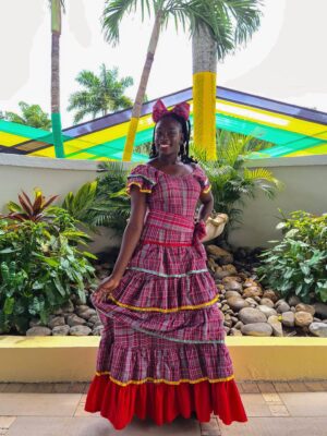 Sandals Negril playmaker, Tannae Smith struck a quick pose in her bandana dress just ahead of the resort’s Emancipation Day celebrations.