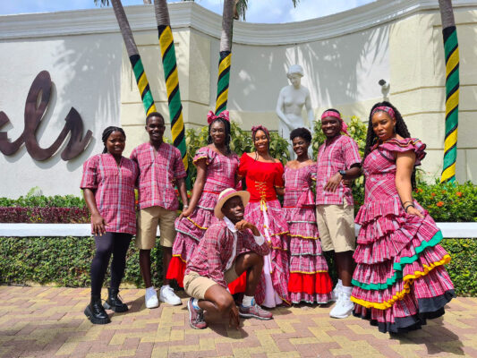 The Sandals Negril entertainment team were clad in traditional Jamaican attire that had both guests and team members fascinated as they lit up the resort with various learning and fun activities.