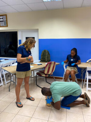 Regional Manager at Divers Alert Network, Laura Johnson shared she was more than excited to engage the watersports team members from the Sandals Resorts across Jamaica.