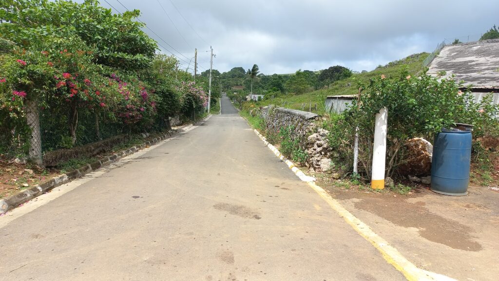 Taxis now frequent the community since the road has been fixed