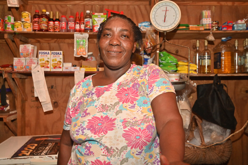 Shopkeeper, Edris Taylor also known as Precious