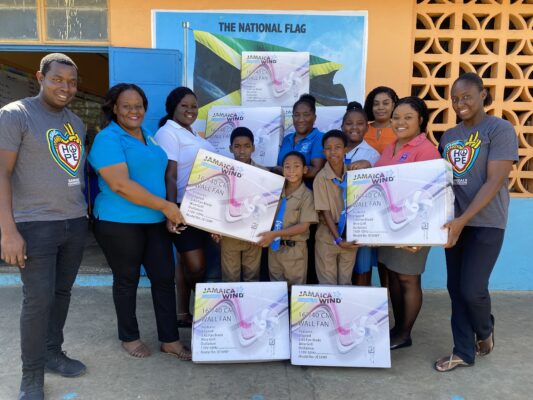 The teachers, students and parents from Broughton Primary School all shared that the new fans from the Sandals Foundation will make a huge impact on the learning experience at the institution.